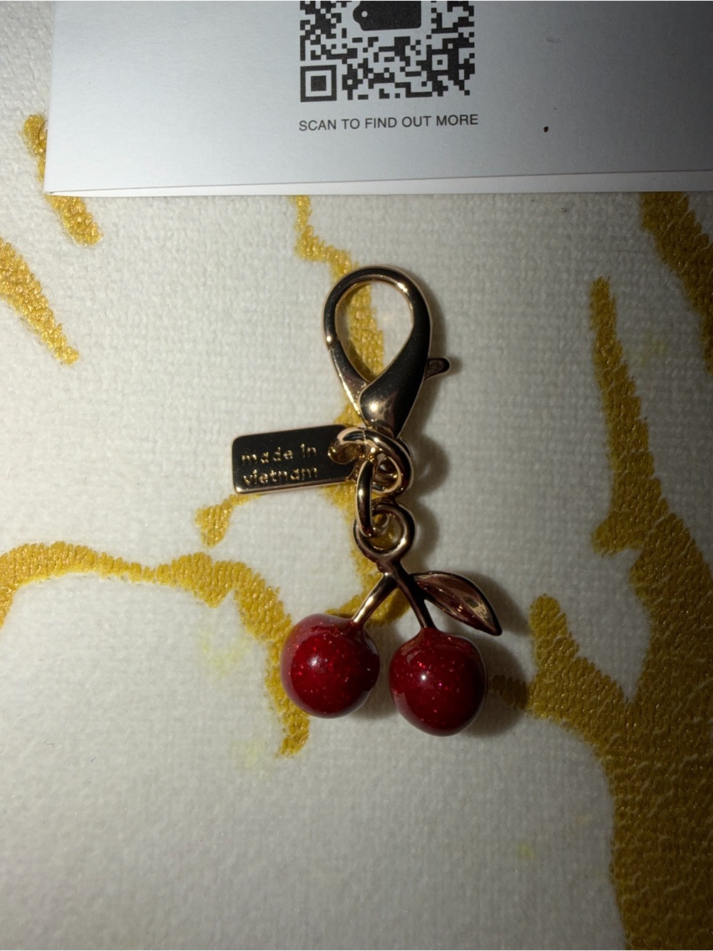 COACH Cherry Key Charm (BAG NOT INCLUDED) - Picture 3 of 5
